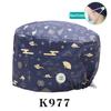 Cartoon Printed Nursing Caps Men Women Medical Hats Adjustable Long Hair Pet Dental Clinic Doctors Scrub Hat