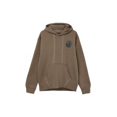 Jordan Paris Saint-Germain Logo Fleece Pullover Hoodie Men Tops Light-Brown DZ2924-274