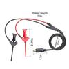 Excellent Contact Performance MCX Connector Oscilloscope Clip Black Red Oscilloscope Probe 1 1 Attenuation Ratio