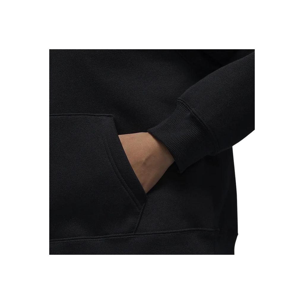 Jordan X PSG Paris Saint-Germain Letter Print Fleece Hoodie - Brooklyn SS24 Collaboration Women Hoodie Black FN5177-010