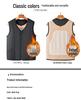 Winter Men's Thickened Cotton Vest: Mid-Aged & Elderly Wear
