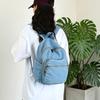 Zaino a tracolla piccolo retro in denim 1011 abbigliamento casual resistente all'usura versatile zaino in denim versione coreana zaino scolastico trendy per studenti