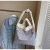 Fashion Canvas Bag Women's New Large-capacity Women's Tote Bag Casual Versatile Going Out Commuting Shoulder Bag