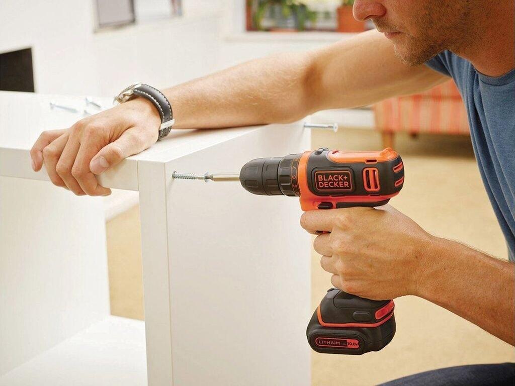 Дрель-шуруповёрт Black & Decker BDCDD12K