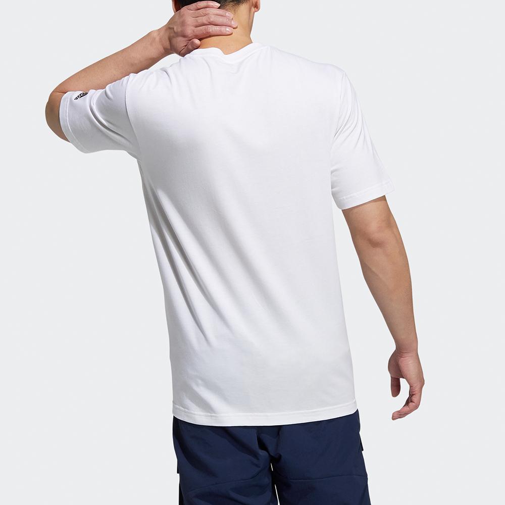 Adidas Jump Gfx Ss Cartoon Print Sports Tee Men Tops White H20793
