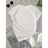 European Sizes Graphic Print T-shirt, Long Sleeve Crew Neck Casual Top for Summer & Spring, Women's Clothing