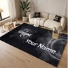 Custom Rug Scorpions Pattern Print Name Text Soft Non‑Slip Floor Carpet for Home Indoor Decoration