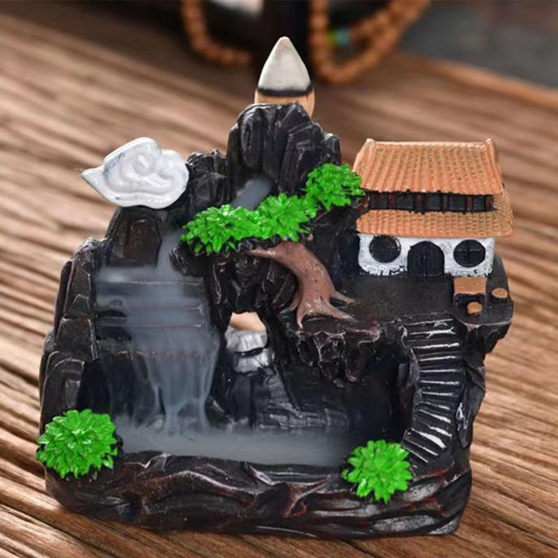 Decorative Resins Backflows Incenses Burners for Room Setting Decorations