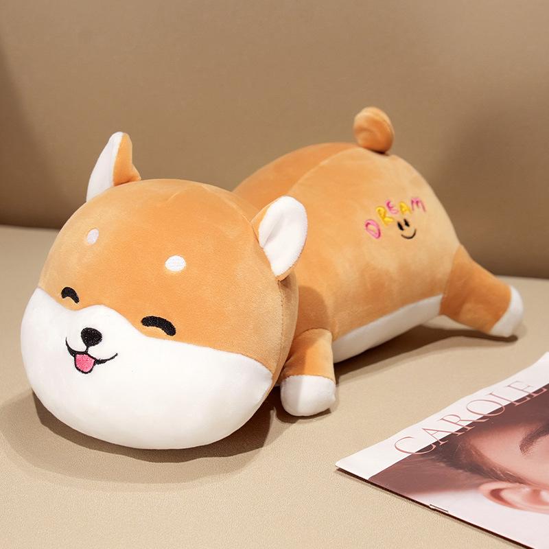 Soft Panda Elephant Doll Plush Toy Shiba Inu Pig Doll Home Pillow Muppet Doll