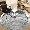 1pc Love Heart Office Round Area Rug, Indoor Mat Suitable ForOffice, Under Office Chairs Bedroom Living Room Home Decor, Room Decot014