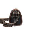 New Women's Soft Leather Shoulder Bag Fashionable Wide Shoulder Strap Plaid Embossed Practical Large-capacity Pillow Bag