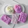 Flower Handmade Soap Mold Dragonfly Soap Silicone Candle Mold Round Flower Shaped Butterfly DIY Handmade Craft Making Mould