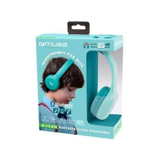 Casque Sans Fil - MUSE - M-215 BTB - Autonomie 13h - Bluetooth 5.0 - Micro Intégré