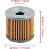 Oil Filter 16510-05240 16510-45H10 Compatible with Suzuki Burgman 400 AN400 2007-2019 ATV ALT125 ALT185 84-85 LT-Z90 DR100 1983-1990 GN125E GN125