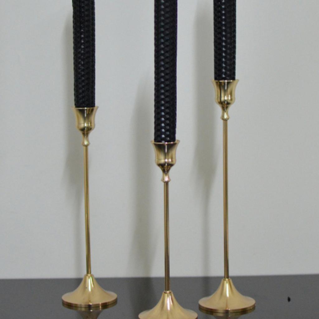 Metal Candle Holder Simple- Alloy Candle Holder Ornaments Brass Candle Holder Wedding Props Creative Candle Holder