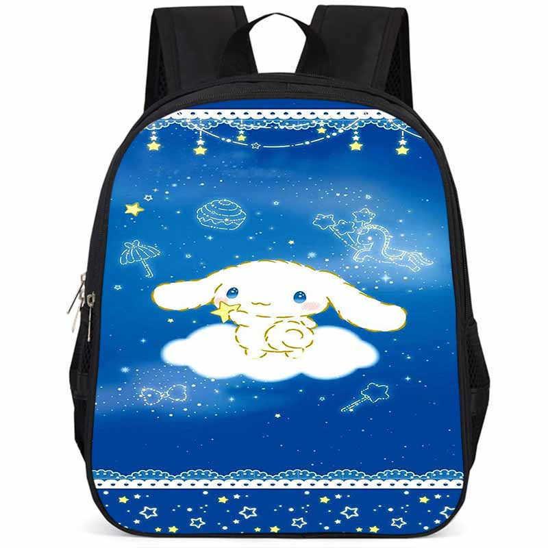 Adorable Cinnamoroll 15 Inch Large Capacity Lightweight School Backpack For Kids
