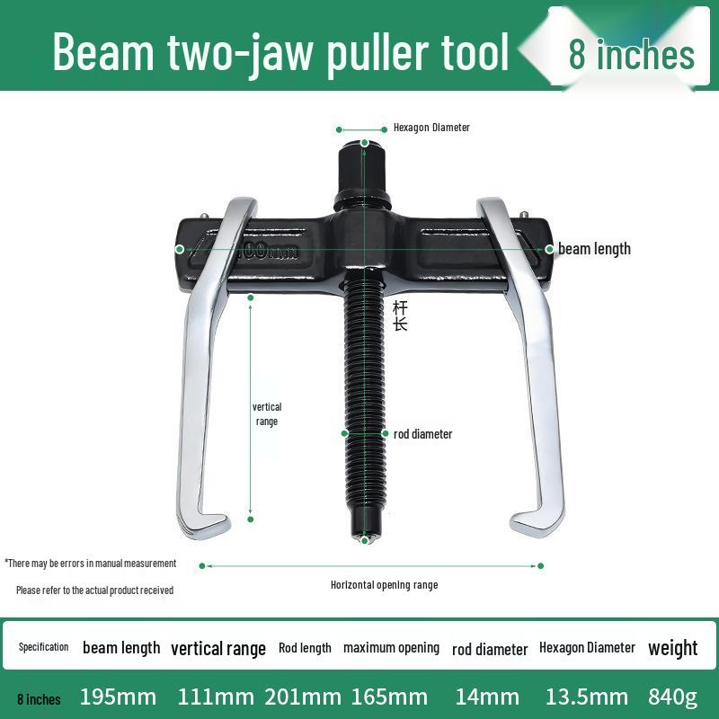 Cold Quenched Dual-Jaw Bearing & Pulley Puller Tool