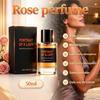 AMZ Rose Perfume Natural Fresh Rose Fragrance Light Luxury Atmosphere Dating Portable Daily Eau De Toilette 50ml