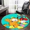 Garfield,Odie Chair Mat Round Rug Office Carpet, Non Slip, Suitable for Living Rooms, Bedrooms,Decor1205786a