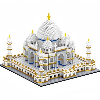 World Famous Architecture Model Building Block Set DIY Taj Mahal Louvre Eiffel Tower Ideal Christmas and Holiday Gifts for Kids