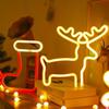 Christmas Neon LED Night Light - Influencer-Inspired Holiday Bedroom Decoration