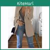 Women Lapel Loose Turndowncollar Long Sleeve Casual Blazer Women Outwear