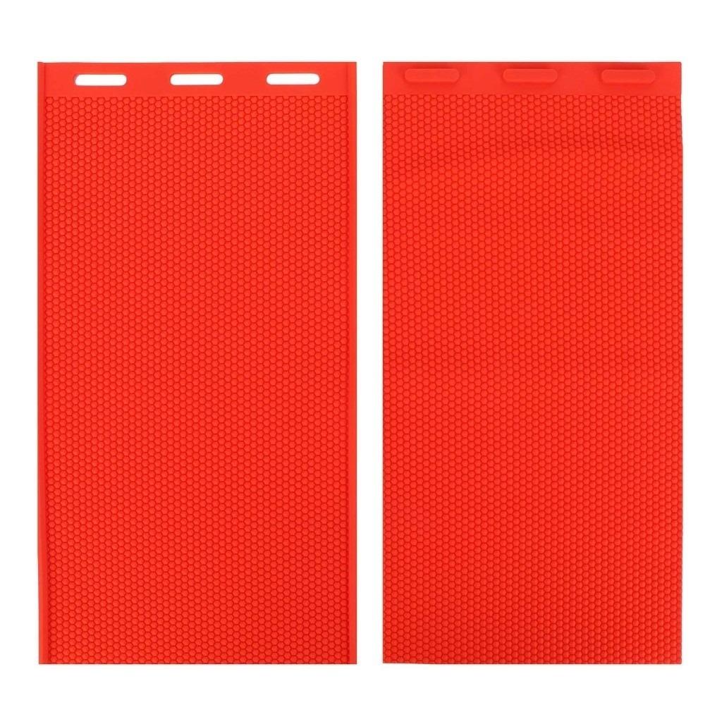2-Piece Set Reusable Beeswax Press Sheet Mold Beeswax Foundation Press Mold  DIY Candle Making красный