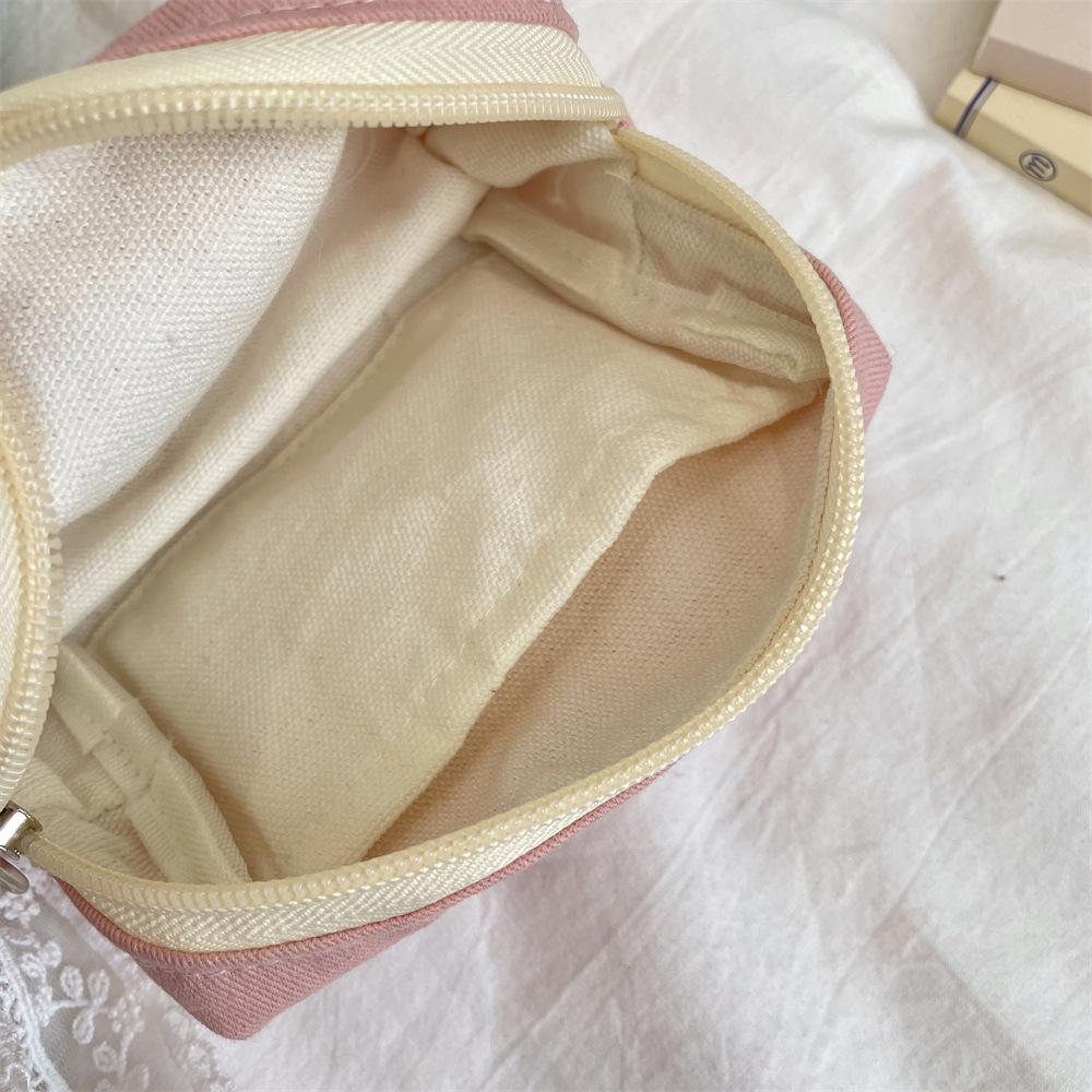 Large Capacity Bow Tie Three-dimensional Makeup Storage Bag Internal Layered Card Bag Cosmetic Bag