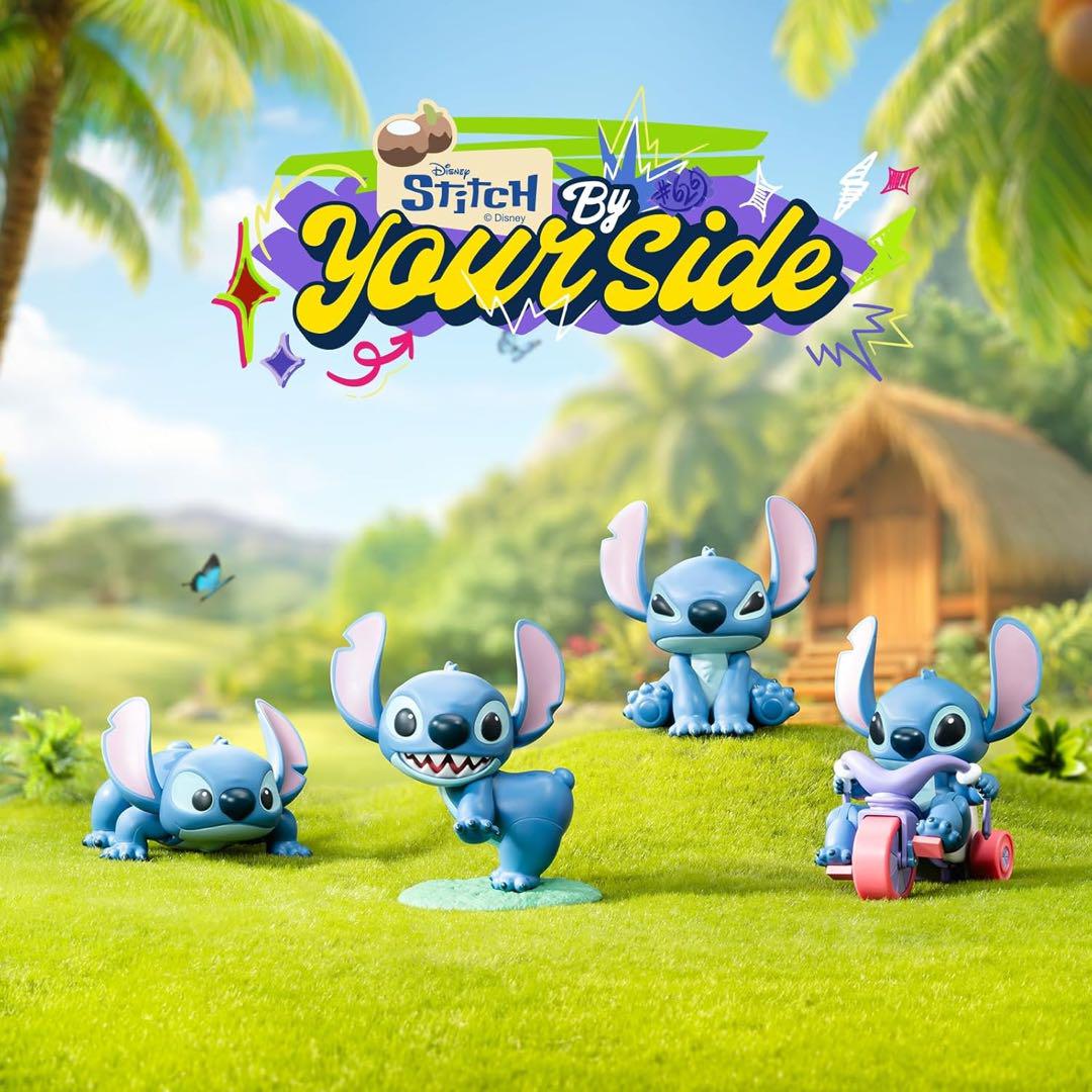 

[USED] All 4 types of Stitch figures 52TOYS shipping included