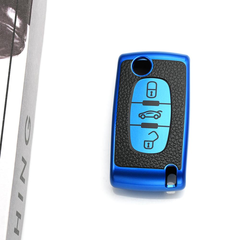 2/3 Buttons Car Key Fob Case Cover Holder for Peugeot 407 3008 5008 207 307 308 For Citroen DC2 C3 C4 C5 C6 SG C8 Xsara Picasso