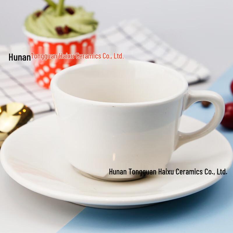 Creative Ceramic Coffee Cup and Saucer Set