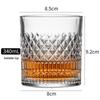 ZISIZ Handmade Crystal Whiskey & Cocktail Glass