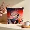 Fashion JJujutsu Kaisenes Cushion Cover Stylish Washable Pillow Cover Ideal for Couch Bedroom Car Decoration
