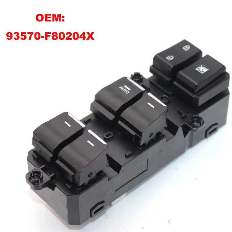 Master Electric Power Window Switch Button For Hyundai TUCSON 2015 2016 2017 2018 2019 2020 Car Accessories 93570-F80204X
