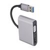 USB 3.0 to VGA+HD Multimedia Interface Adapter Converter HD 1080P Computer Adapter for Windows 7 8 8.1 10