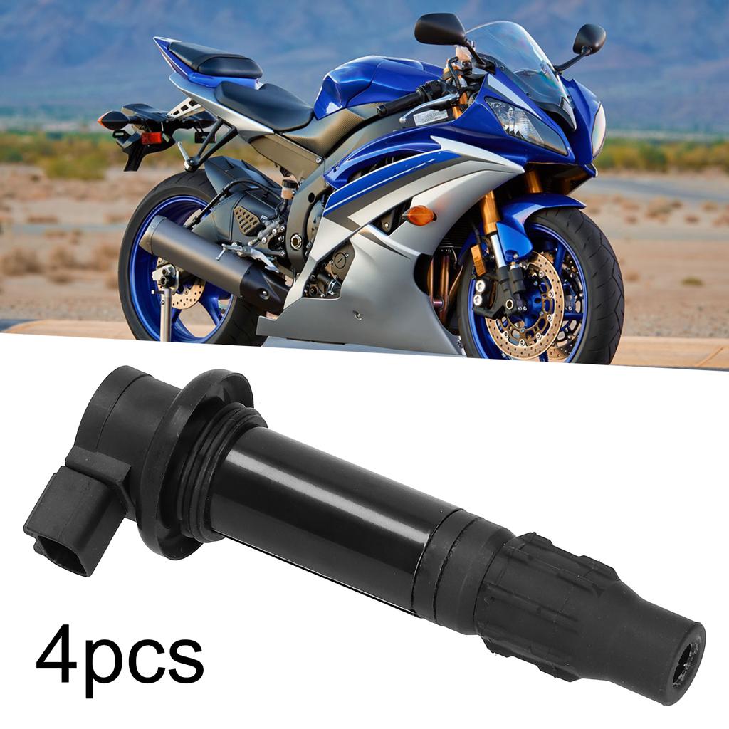 4pcs Motorcycle Ignition Coil F6T568 Replacement Fit for R6 RJ15 Bj 2009 Engine