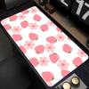 Cute Strawberry Large Extended Gaming Mouse Pad Non Slip Desk Mat Sweet Floral Keyboard Mousepad For Laptop Desktop Office Decor