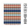 shower curtains 180x200CM Nordic shower curtain geometric pattern with 12 grommeters for spa bathroom decor bathroom accessories