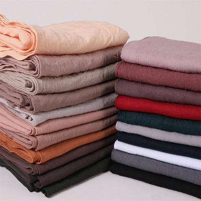 Women Premium Jersey Headbands Solid Clinket Hijab Scarfs Lady Muslim Hijab Head Wrap Scarves Fashion Long Scarf Shawls