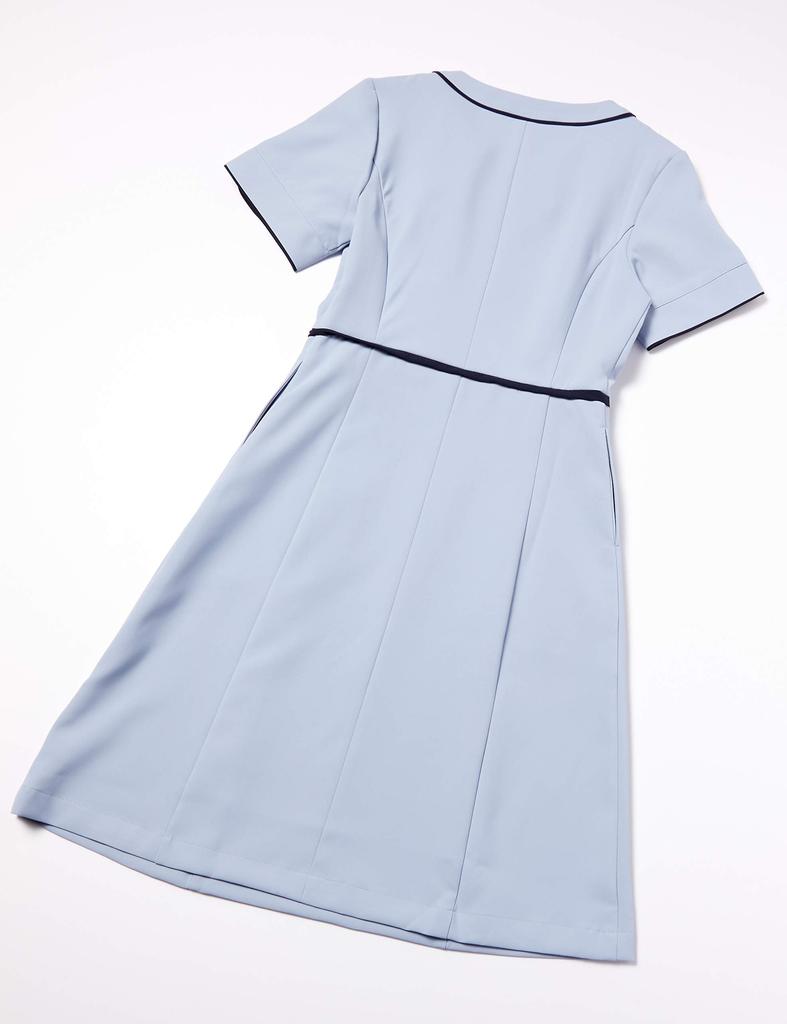 Scrub One Piece Medical White Coat Sweat Absorbent Quick Drying Nursing Care Nurse Hospital Wa9 3019SC Eryngium EL To Japanese Size [Fork] Women's