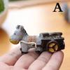 New Mini Craft Micro Landscaping Decor Donkey Pull Board Cars Stone Mill Miniature Fairy Garden Home Decoration DIY Accessories