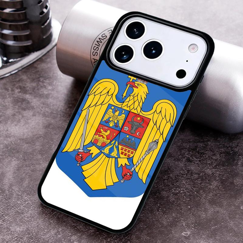 Romania Flag Phone Case for iPhone 17 16 15 Pro Max Air 14 13 12 11 Plus Shockproof Capa Cover
