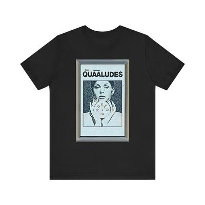 Maglietta Unisex a Manica Corta in Jersey con Stampa Grafica Quaaluudes