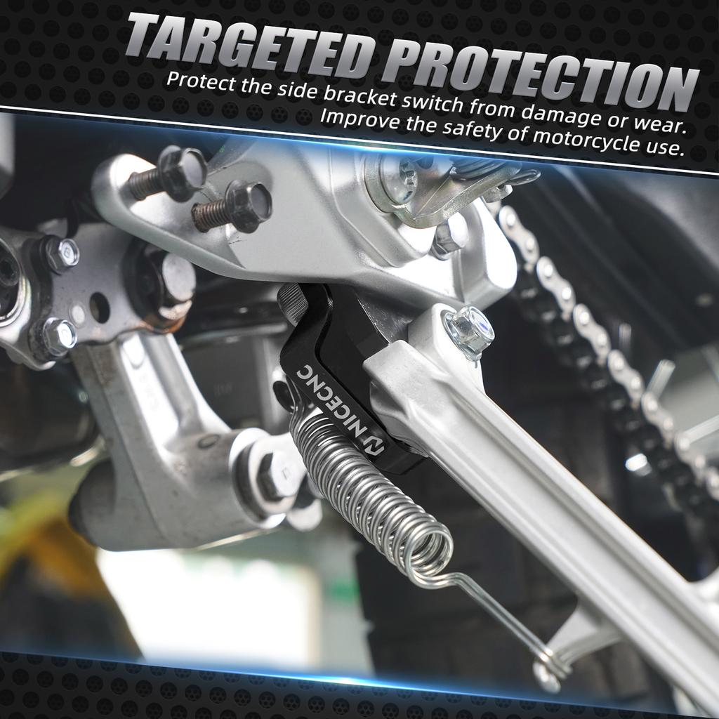 For Yamaha Tenere 700 XTZ 700 2019-2024 Kickstand Switch Protection Tenere 700 World Raid 2022-2024 Rally Edition 2020-2024