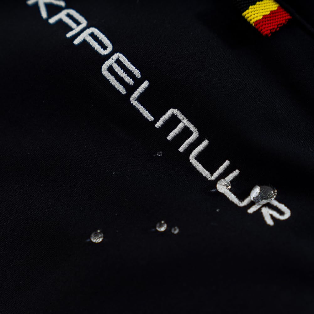 Kapelmuur Windproof Nehru Jacket in Black