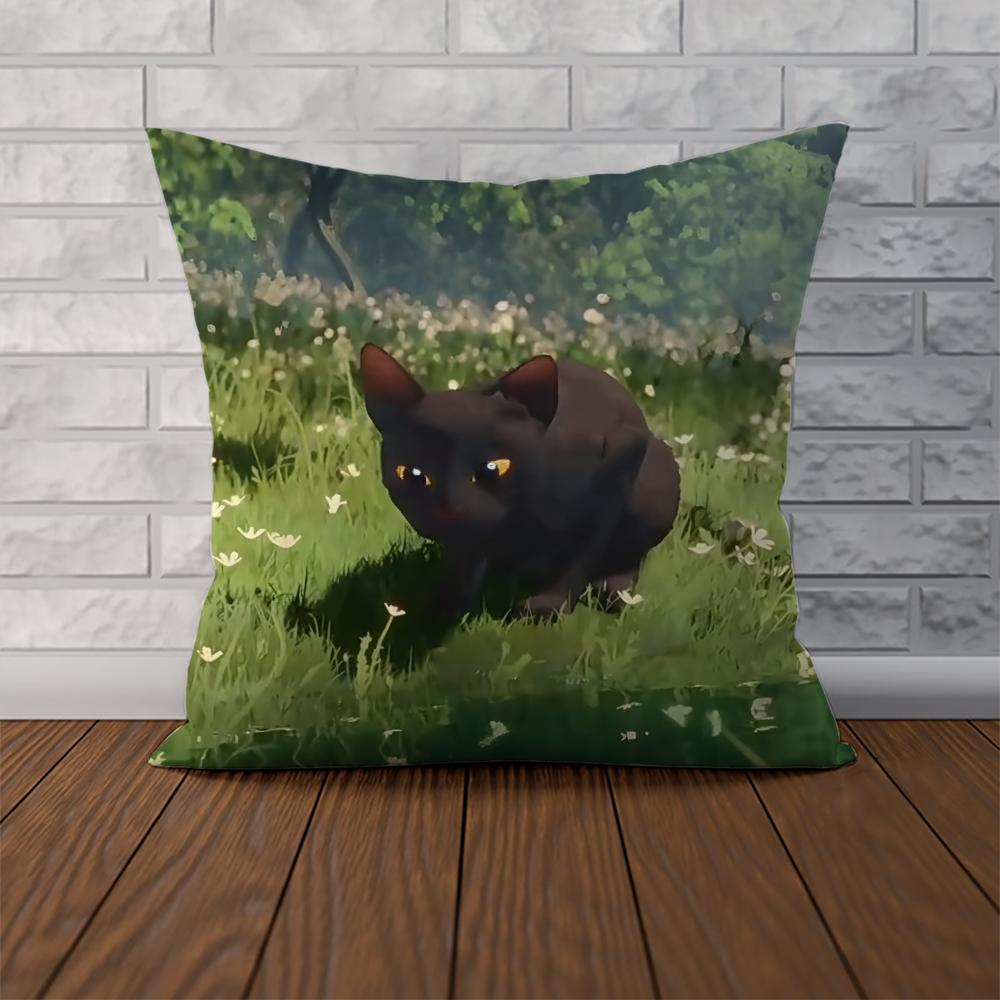 SStraume Flow Pillow Case For Car Sofa Decorative Home Doublesided Print Plush Square Throw Pillow Cushion Cover