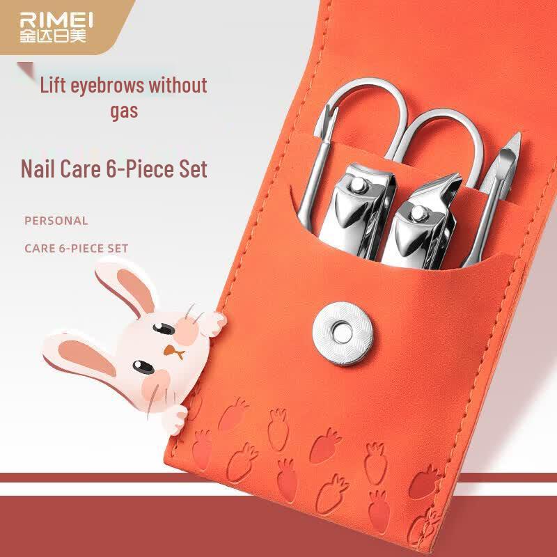 Jinda Rimei 6-Piece Stainless Steel Nail Clipper Set