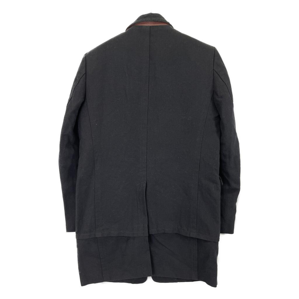 UNDERCOVER Navy N4105 Cotton Blend Layered Coat coat 1 NavyUsed