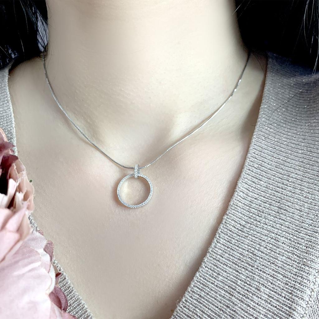Silver Pendant with Cubic Zirkonia (1978023)