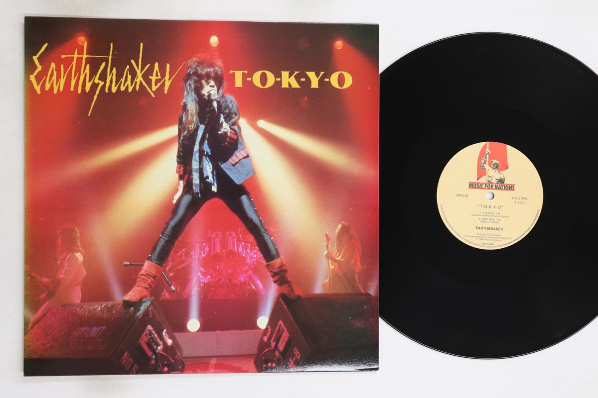 

12inch Record EARTHSHAKER - T O K Y O MFN35 MUSIC FOR NATIO 1984 UK Metal Used